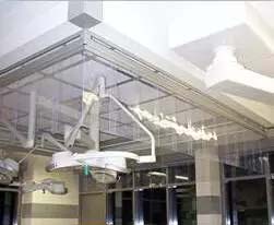 帶塑料圍簾送風天花裝置 帶塑料圍簾送風天花裝置