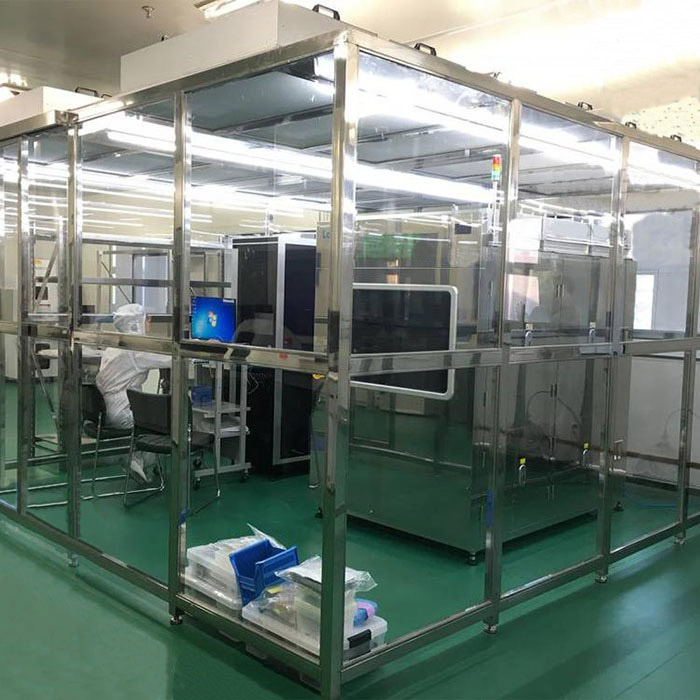 凈化棚產品配制 框架：以工業鋁材（或不銹鋼方通、鐵方通噴塑）